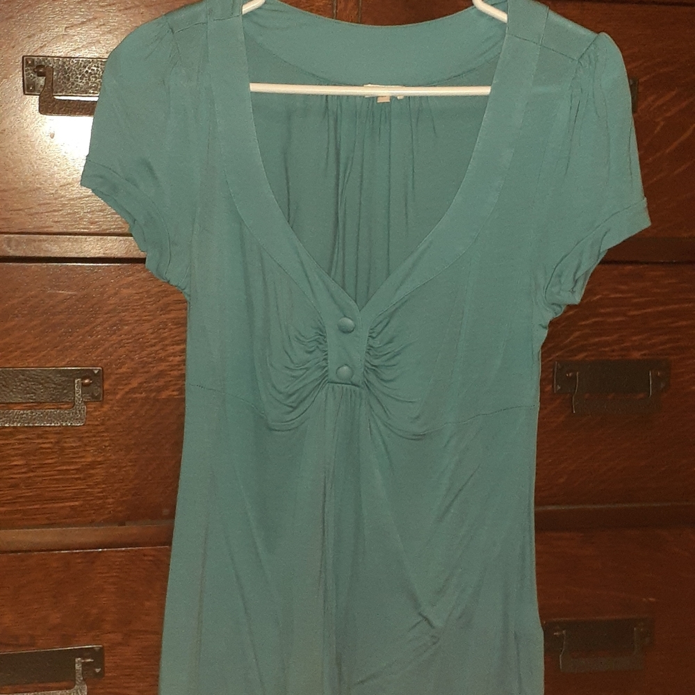 Casual green blouse